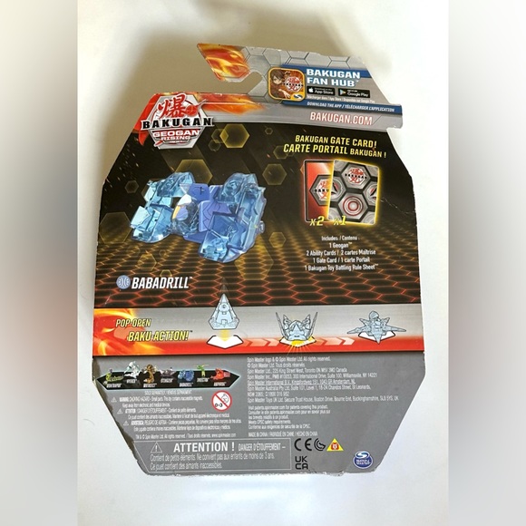 Bakugan Geogan, Babadrill, Geogan Rising Collectible Action Figure Damaged - Picture 4 of 7